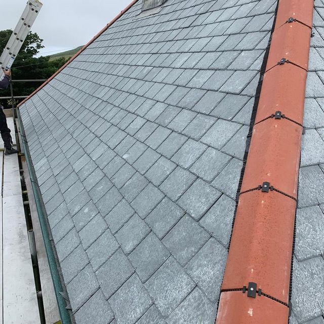 re-tiled roof